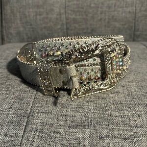 Y2K Rhinestone Belt